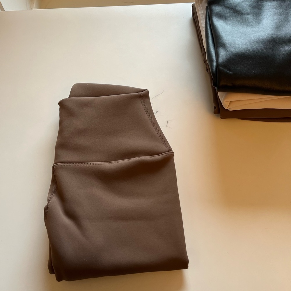 Fleece line yoga leggings